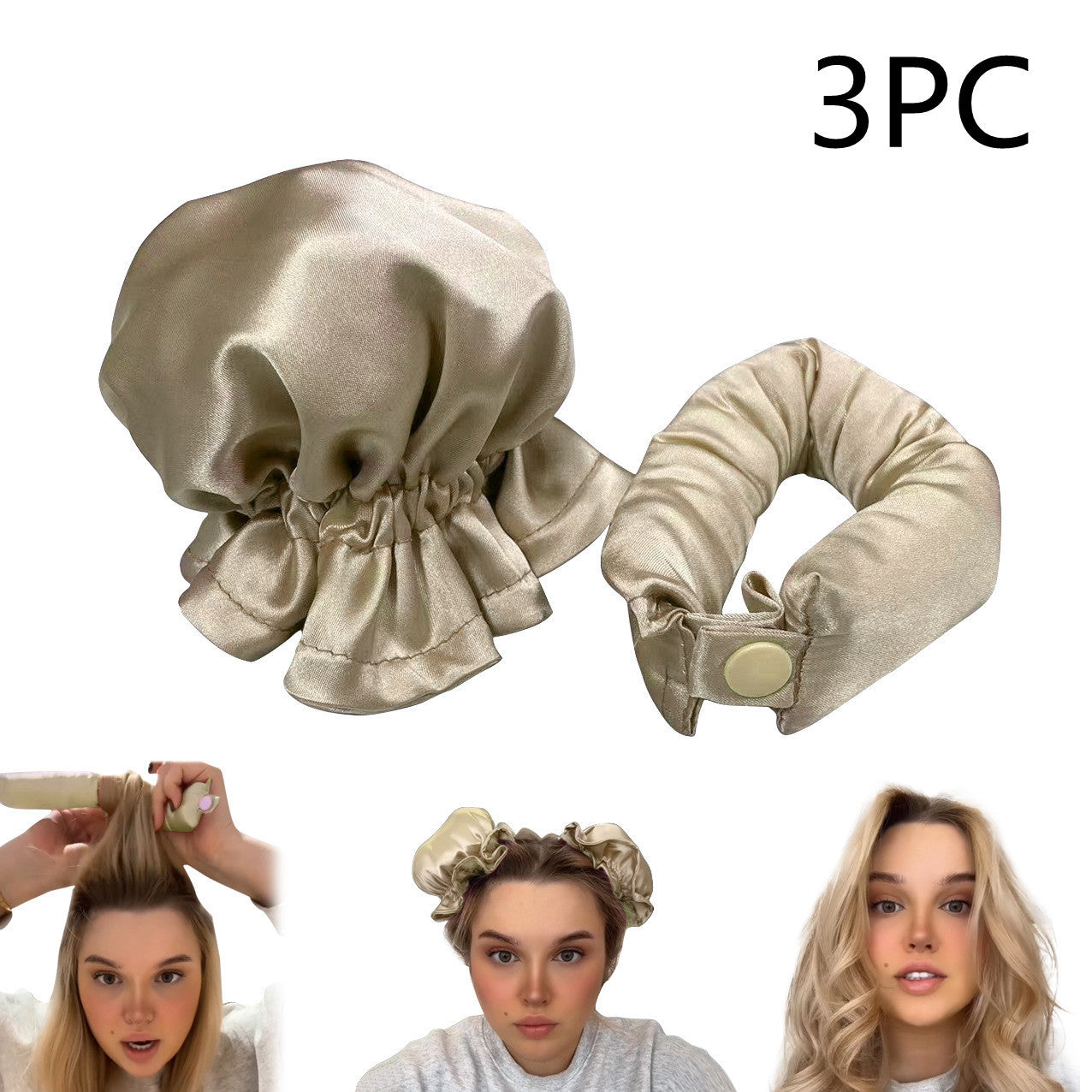 New Heatless Curl Stick With Cloth Cover Cute Ball Head Hair Curler Headband Hair Rollers Wave Form Curling Rod Hair Style Tools Gadgets New Heatless Curl Stick With Cloth Cover Cute Ball Head Hair Curler Headband Hair Rollers Wave Form Curling Rod Hair Style Tools Gadgets
